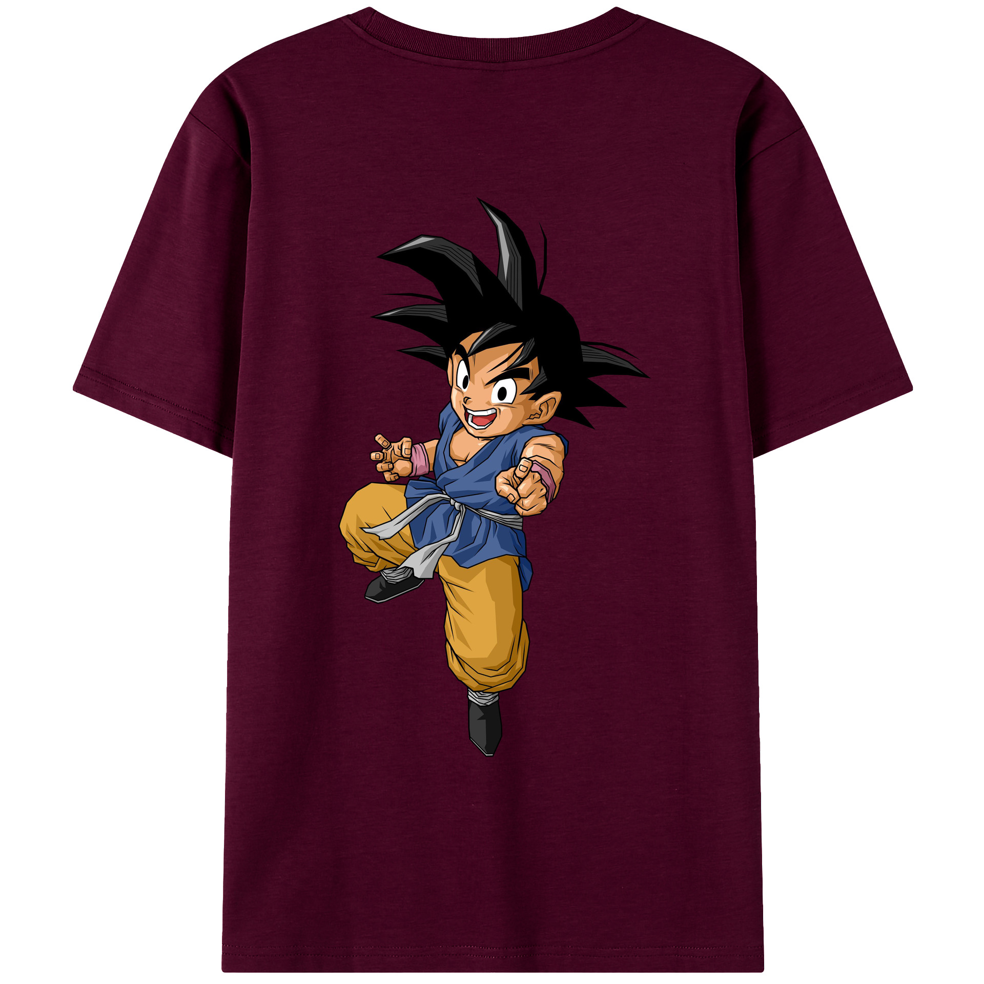 （画像用） ドラゴンボール 孫悟空（そん ごくう）Son Goku カカロット DRAGON BALL Kakarotto レディース半袖Tシャツ(バックプリント)